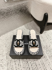 Platform Slide Sandals