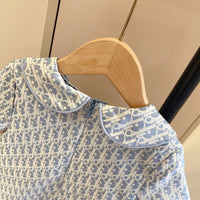 Monogram Pleated Dress