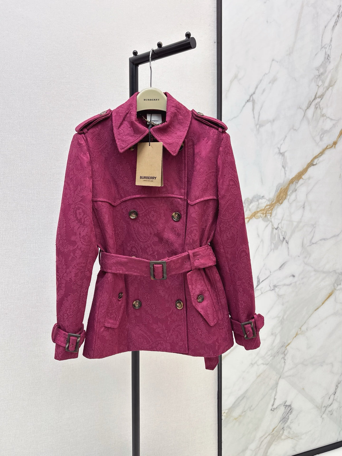 Paisley Lace Foxfield Trench Coat