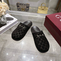 26S Horsebit Suede Mules