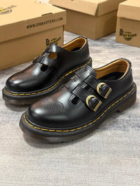 Double Buckle T-Bar Shoes