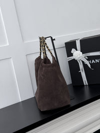 26C Suede Shopping Tote