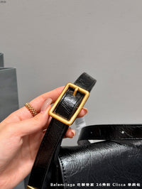 Clicca Leather Shoulder Bag