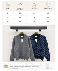 Jacquard Cardigan