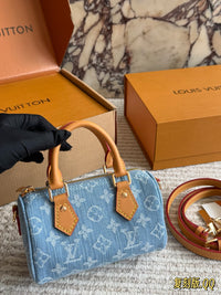 Nano Speedy Bag Denim