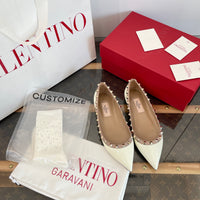 Garavani Rockstud Ballet Flats