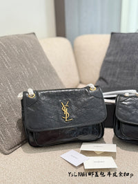 Niki Leather Bag Black