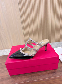 Garavani Rockstud Pointed-Toe Mules 6.5cm