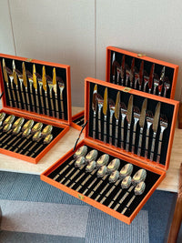 24-Piece Stainless Steel Cutlery Set Gift Box