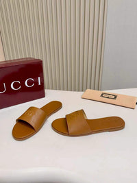 Interlocking Leather Sandals