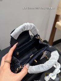 23K Kelly Top Handle Mini Flap Bag