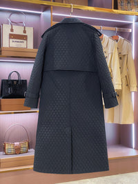 Quilted Trench Coat