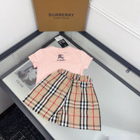 Check Shorts Set