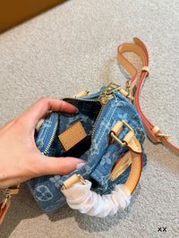 Nano Speedy Monogram Denim