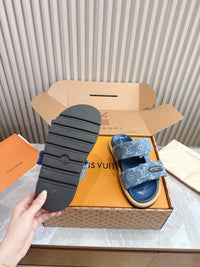 Padded Double Strap Slides