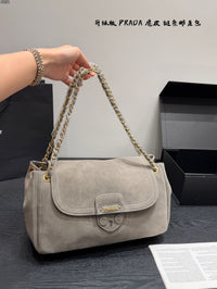Suede Shoulder Bag