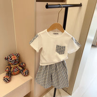 Monogram Tee & Skort Set