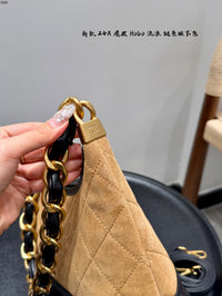 24A Suede Hobo Bag