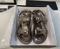 Metallic Sandals