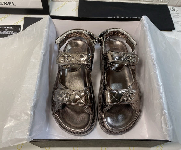 Metallic Sandals