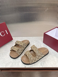 Canvas Slide Sandals