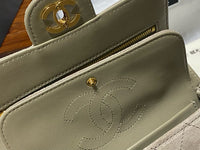 Suede Flap Bag