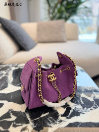 Suede Hobo Bag
