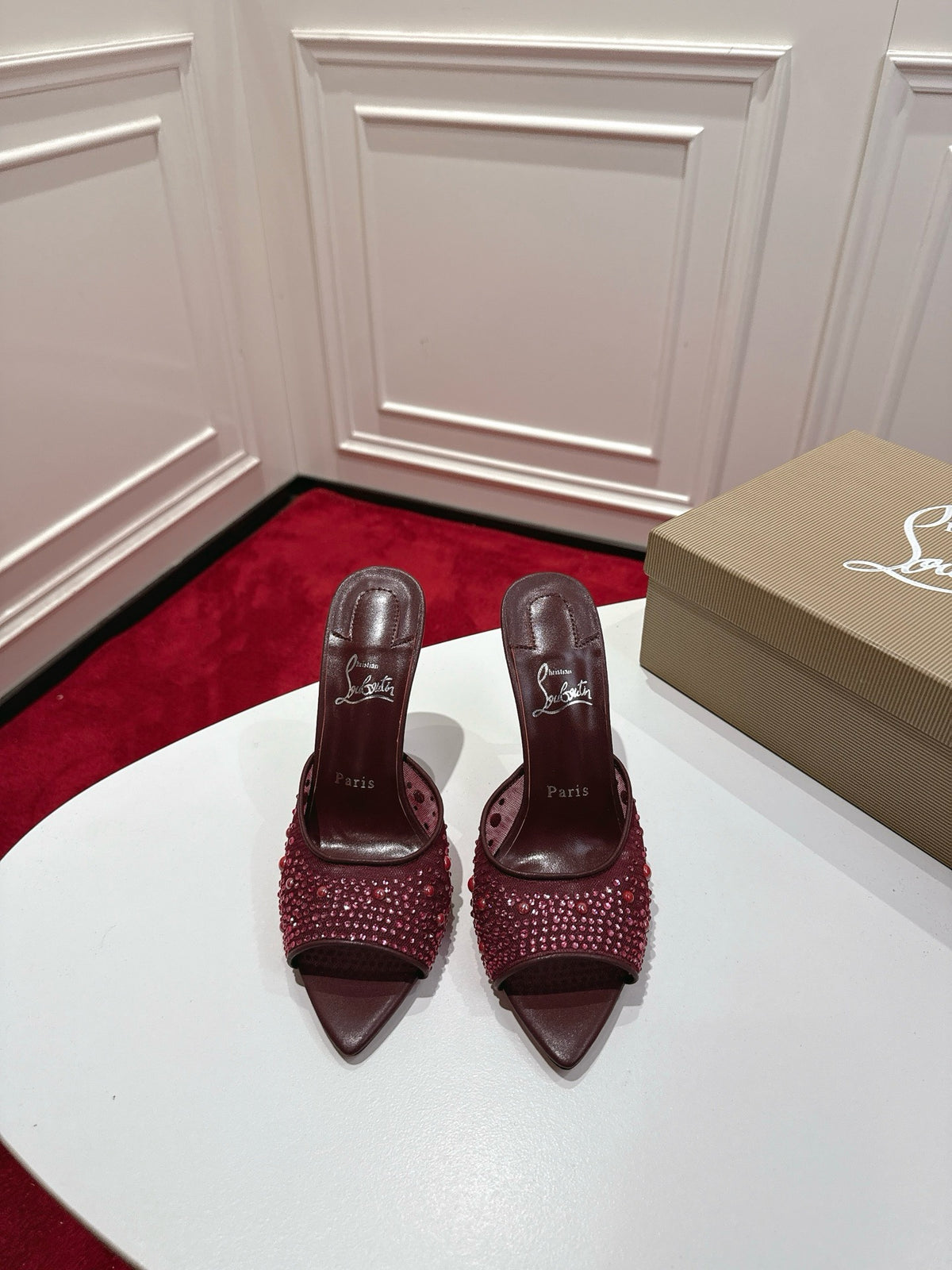Miss Z Embellished Mules 10cm