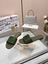 Bianca Leather Slides