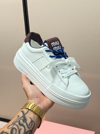 Lace-Up Platform Sneakers