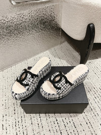 Platform Slide Sandals