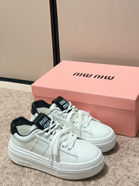 Lace-Up Platform Sneakers