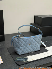 Denim Clutch Bag