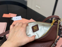 Nappa Leather Pouch Bag