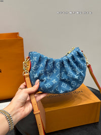 Denim Dumpling Bag