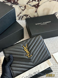 Cassandre Leather Clutch