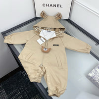 Teddy Hood Zip Romper