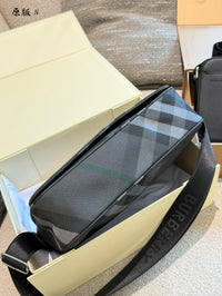 Grid Messenger Bag