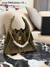 Suede Hobo Bag