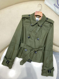 Tropical Gabardine Cropped Jacket