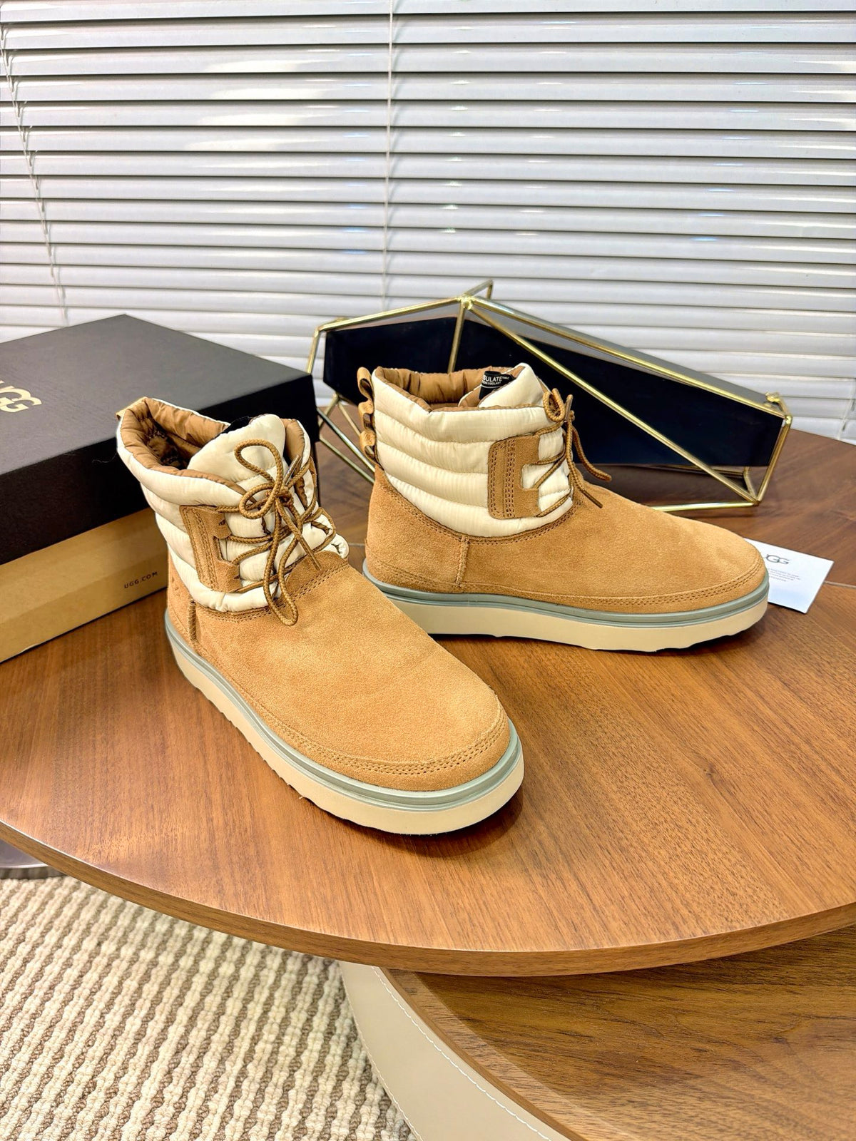 Classic Mini Lace-Up Weather Boots
