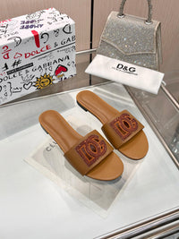 Bianca Leather Slides