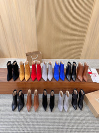 Kate Max Leather Ankle Boots