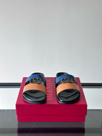 Garavani VLogo Calf Leather Slides