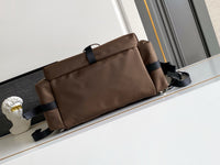 Explore Re-Nylon and Leather Backpack