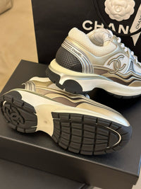Logo Metallic Trainers