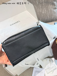 Small 25 Hobo Perforated Calfskin