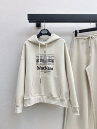 Andrea Logo Embroidered Drawstring Hoodie Set