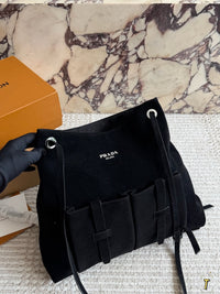 Large Suede Route Shoulder Bag