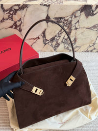 Hug Suede Shoulder Bag